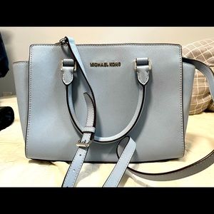 Michael Kors handbag in baby blue